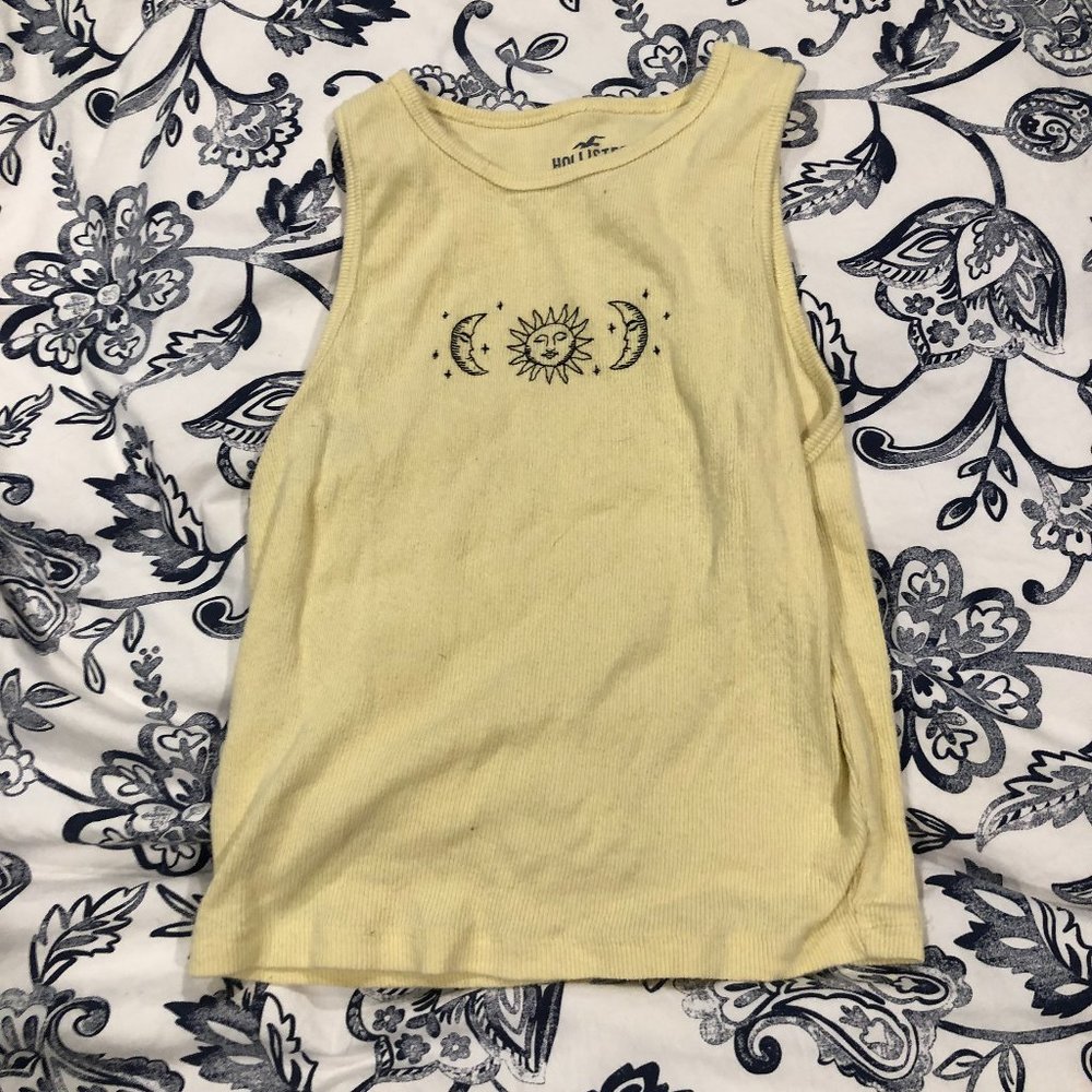 Hollister Yellow Crop top